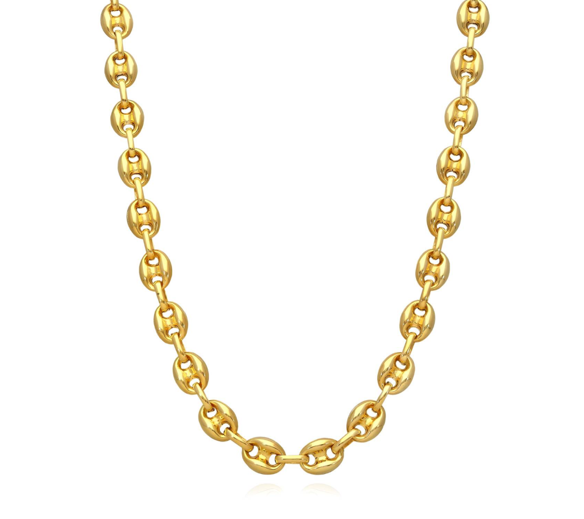 Oval Link Gold Necklace