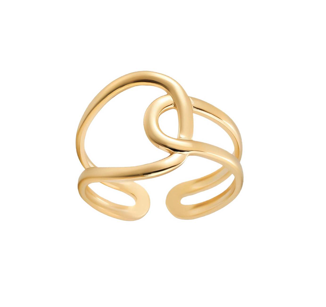 Gold Infinity Knot Ring