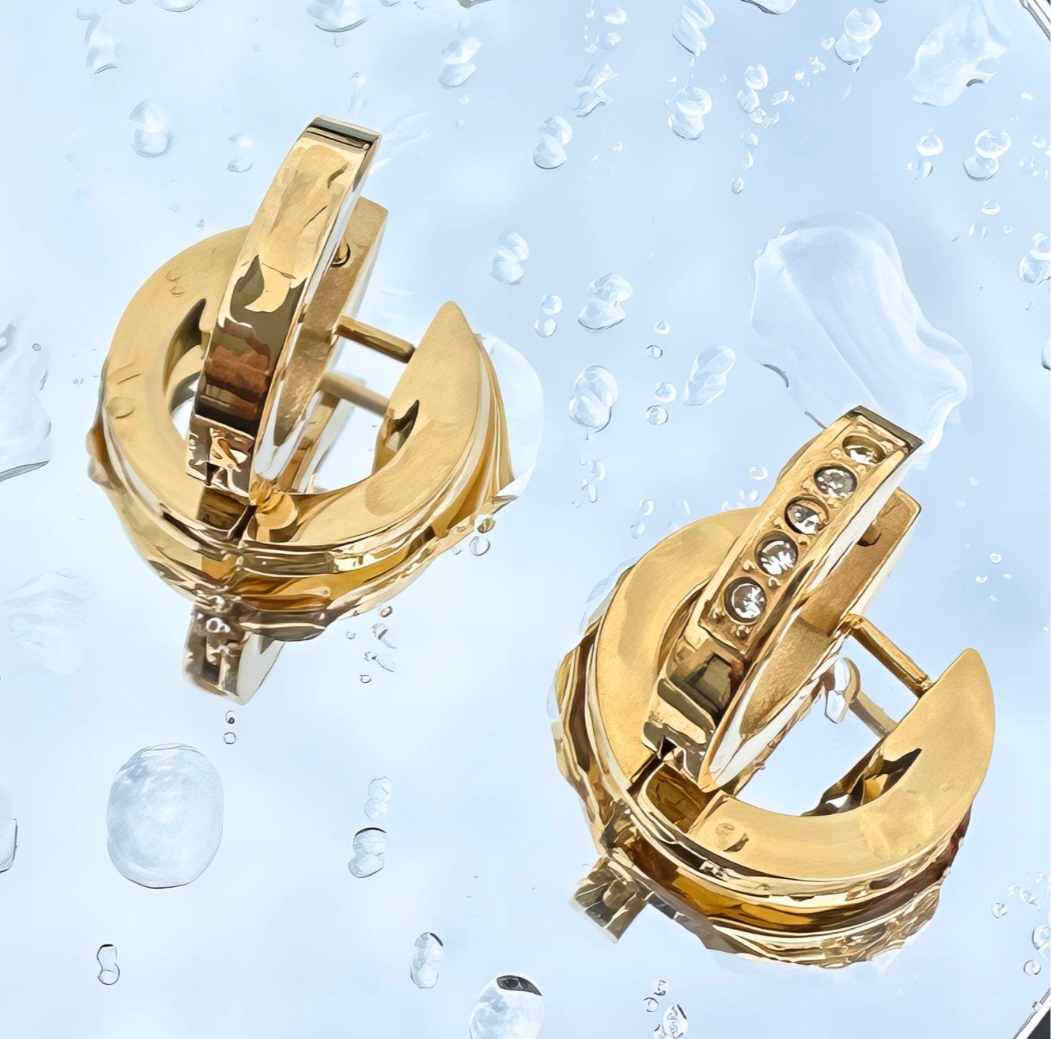 Gold Classic Huggie Hoop Earrings