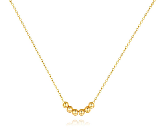 Gold Bead Necklace