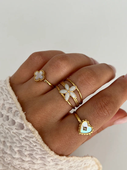 Floral Gold Ring