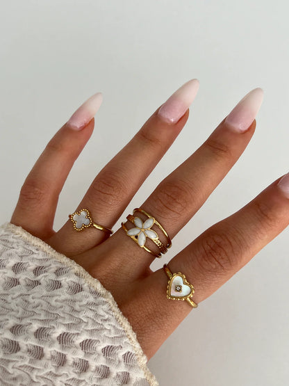 Floral Gold Ring