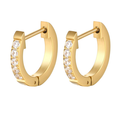 Gold Classic Huggie Hoop Earrings