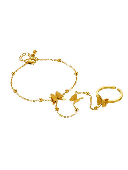 Butterfly Gold Hand Harness