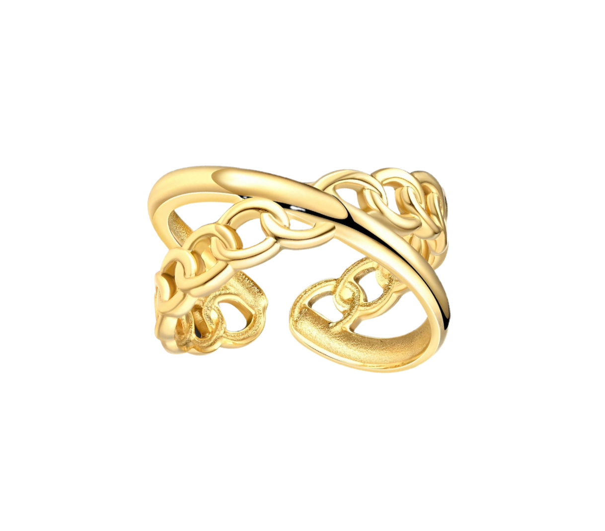 Double Chain Link Ring